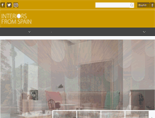 Tablet Screenshot of interiorsfromspain.com